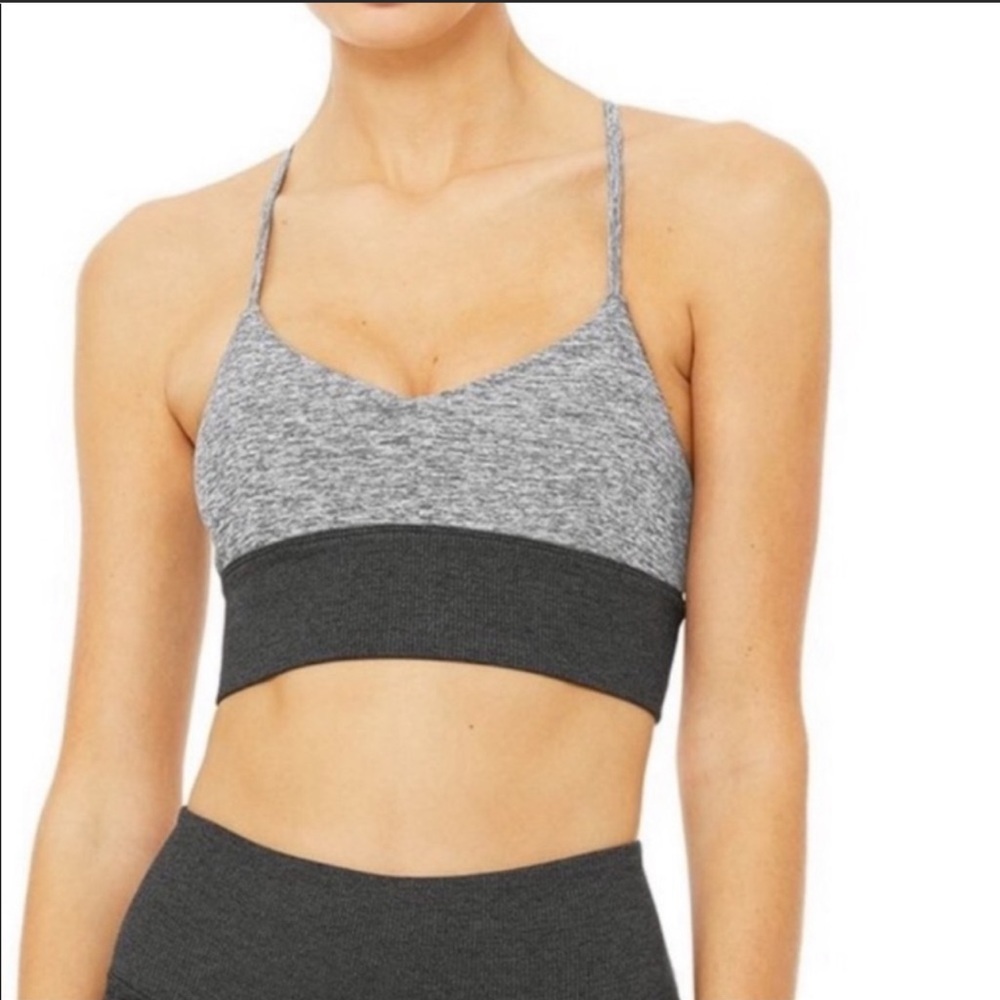Alo two toned lavish soft bra